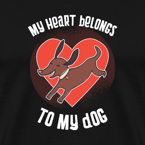 cuore di cane - Maglietta Premium da uomo