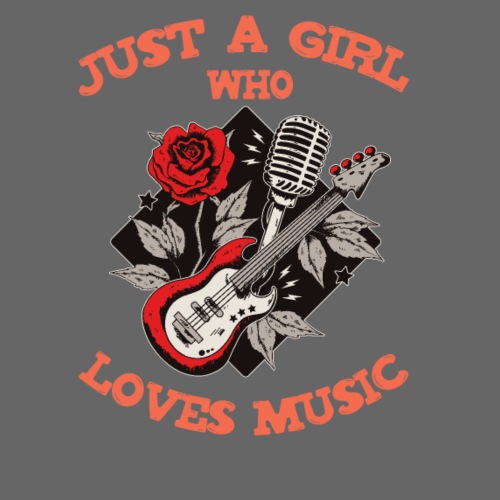 Just A Girl Who Loves Music - Camiseta premium hombre