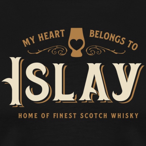 Regional Heart Islay 2 - Männer Premium T-Shirt