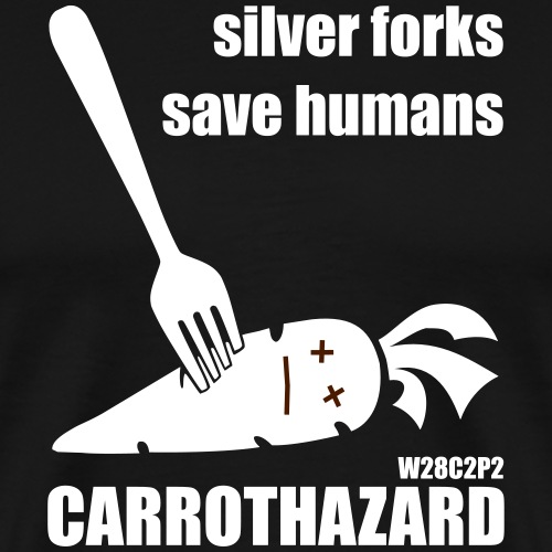 CarrotHazard - veggie horror - Männer Premium T-Shirt