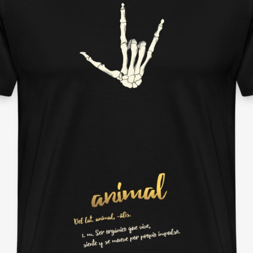 punk animal - Camiseta premium hombre