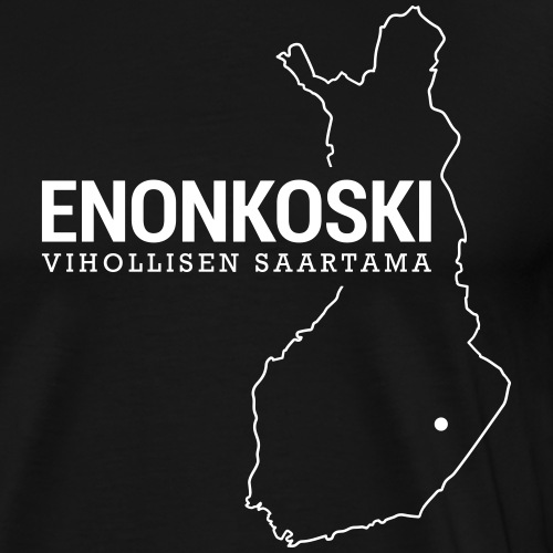Kotiseutupaita - Enonkoski - Miesten premium t-paita