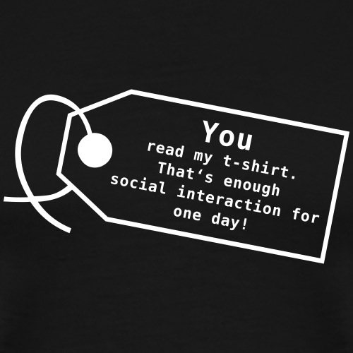 Social interaction - Männer Premium T-Shirt