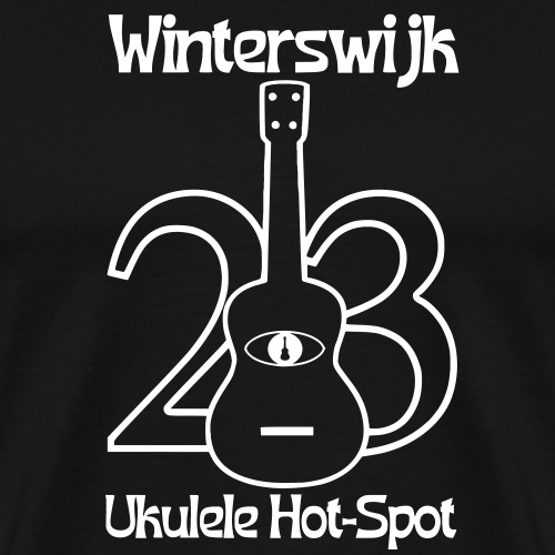 Ukulele Hotspot WInterswijk 2023 - Männer Premium T-Shirt