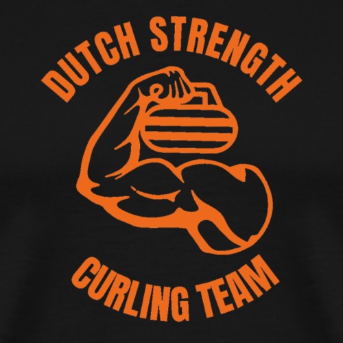 Dutch Strength Curling Team - Mannen Premium T-shirt