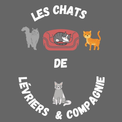 Les chats de Lévriers et Compagnie 5 - T-shirt Premium Homme