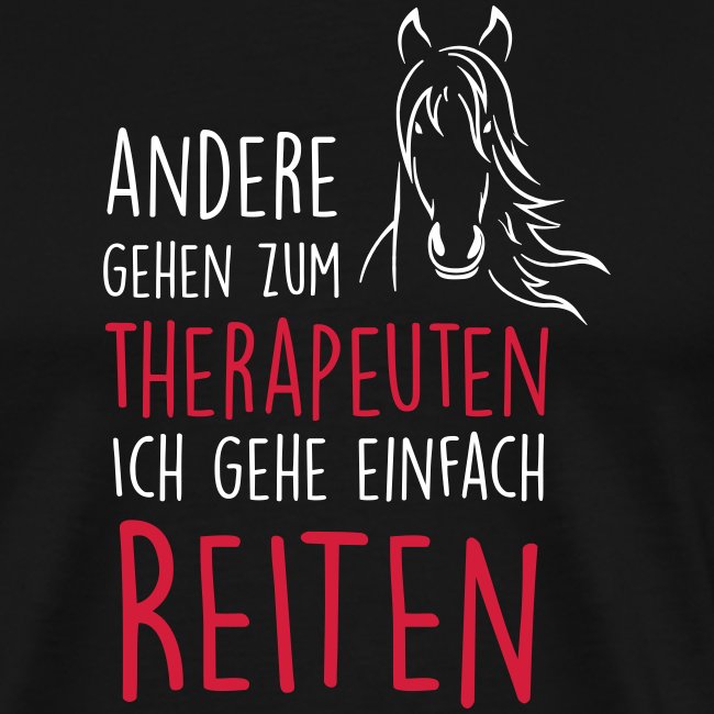 Vorschau: Therapeut Pferd - Männer Premium T-Shirt