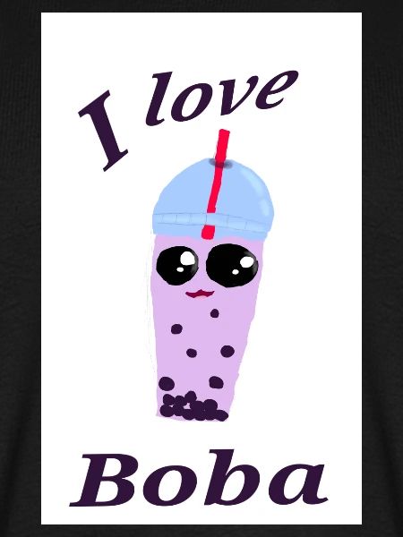 Lustige Bubble Tea Illustration