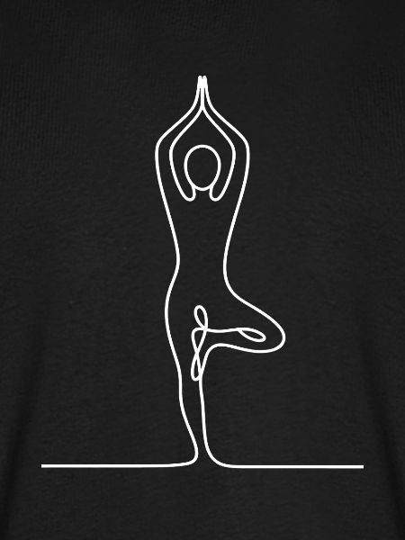Linien-Yoga Baumpose
