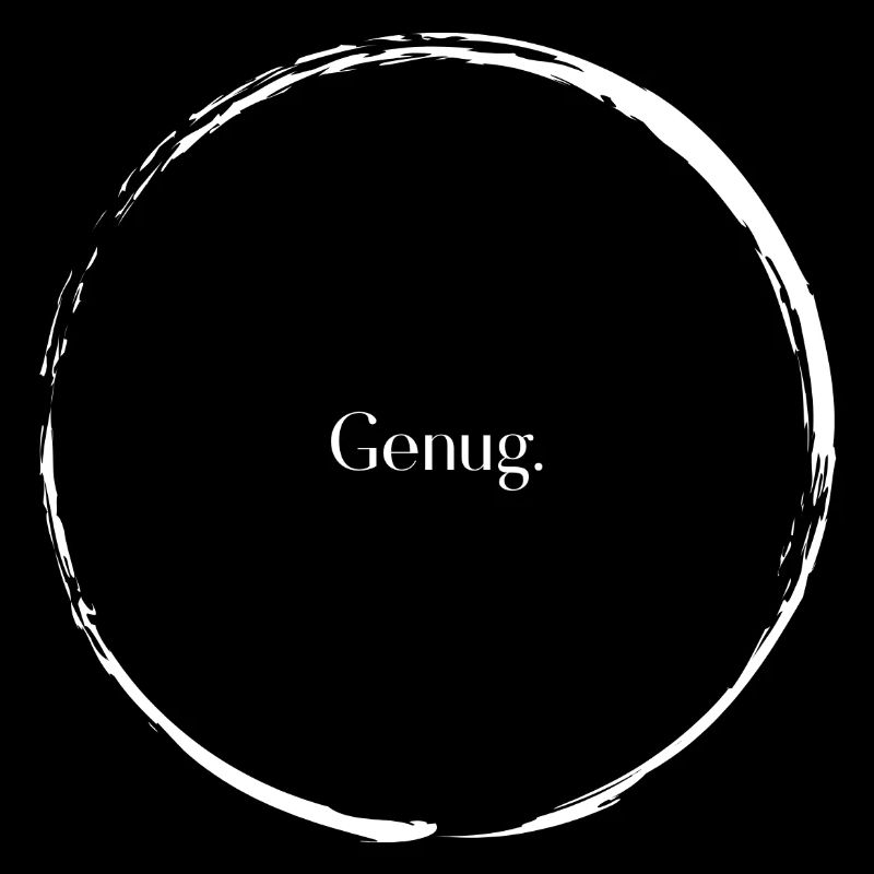 Genug. - Titelcover