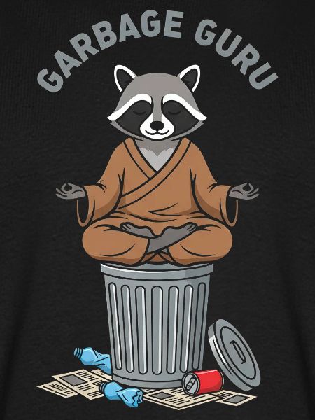 Müllguru Waschbär Zen
