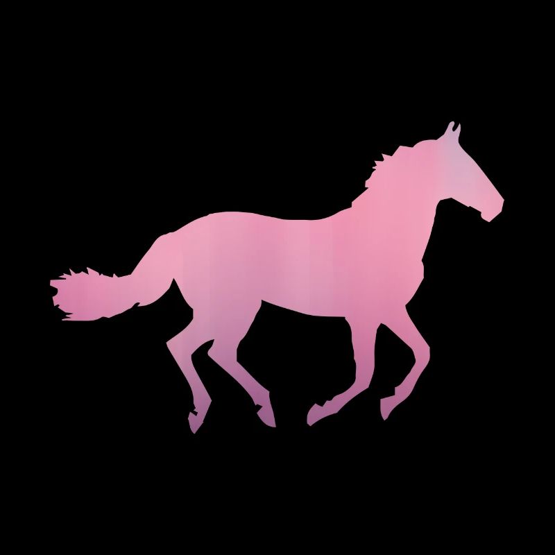 Cheval rose en course Amateurs de chevaux