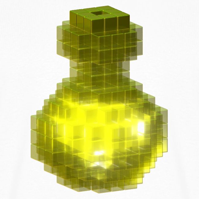 T-shirt Jaune Ensoleillé Bouteille de Potion Sorcière Gothique