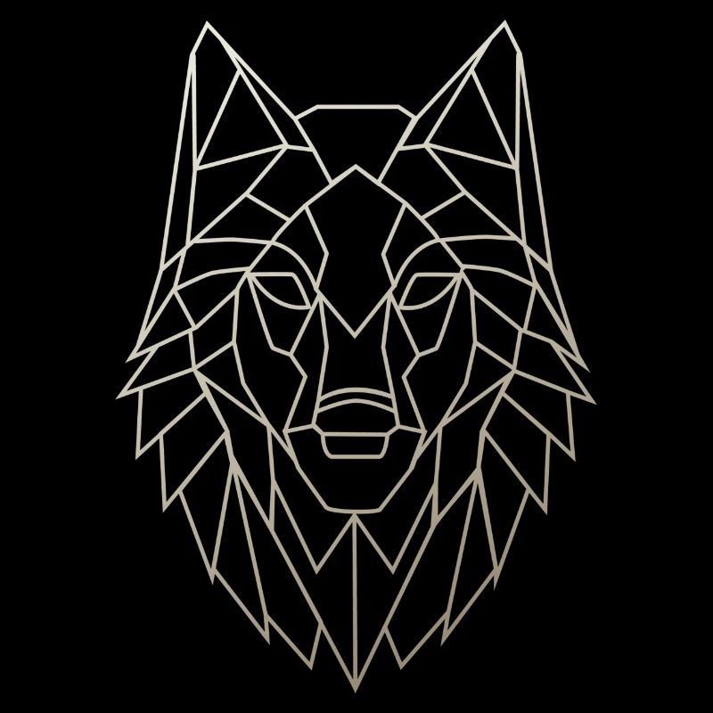 Abstract wolf