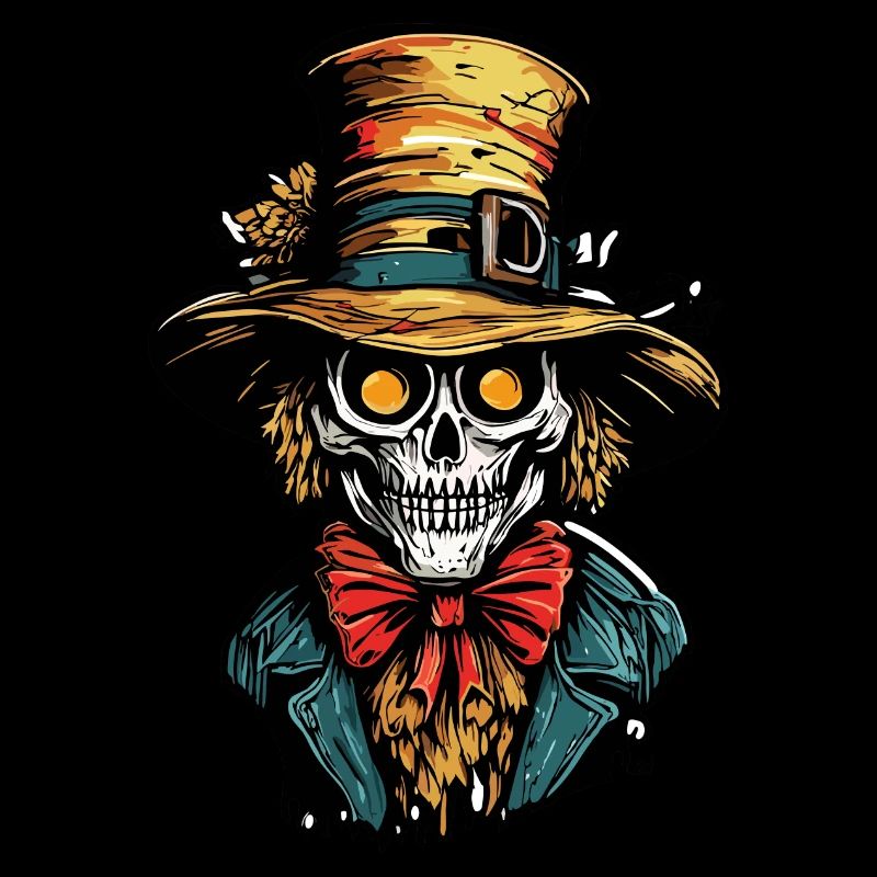 Épouvantail / Ouvrier de la moisson / Champ de maïs / Champ
