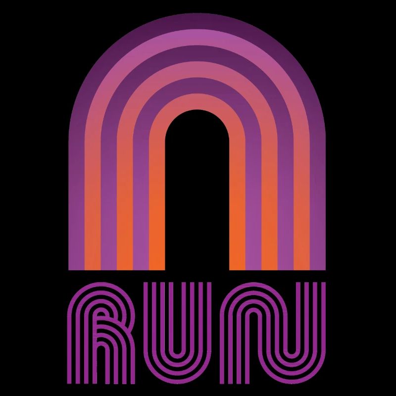 Piste de course verticale violette