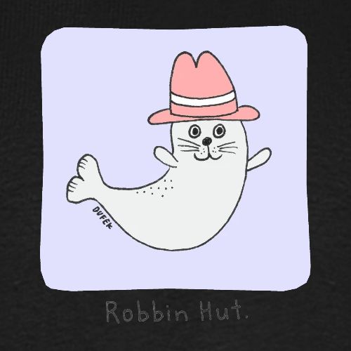 Robbin Hut - Männer Premium Bio T-Shirt