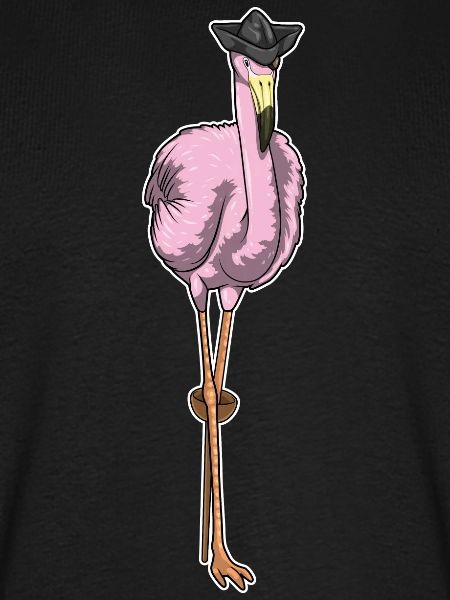 Flamingo Pirat Holzbein