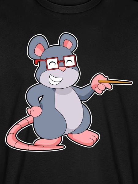 Maus Lehrer Zeigestab Schule