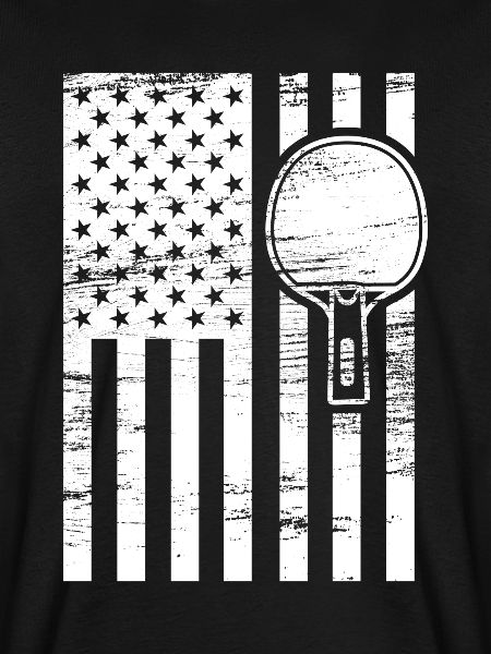 Ping Pong US Flagge