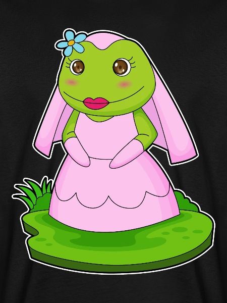 Frosch Braut Schleier Hochzeit