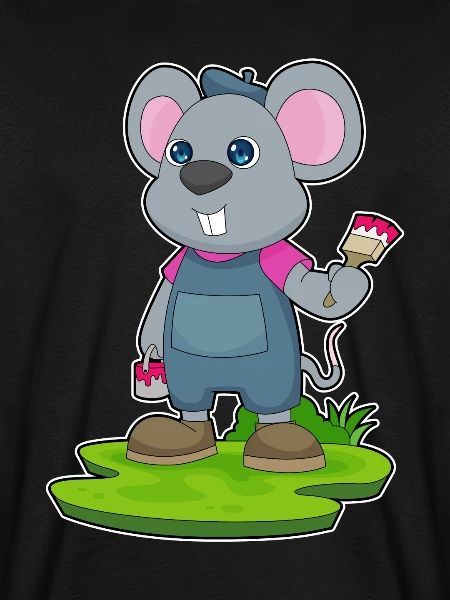 Maus Maler Pinsel Malen