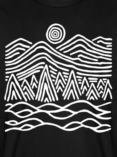 Seltsame weiße Landschaft