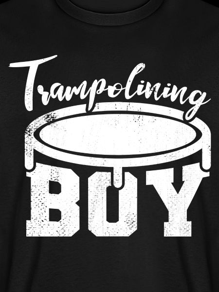 Trampolinspringer Junge