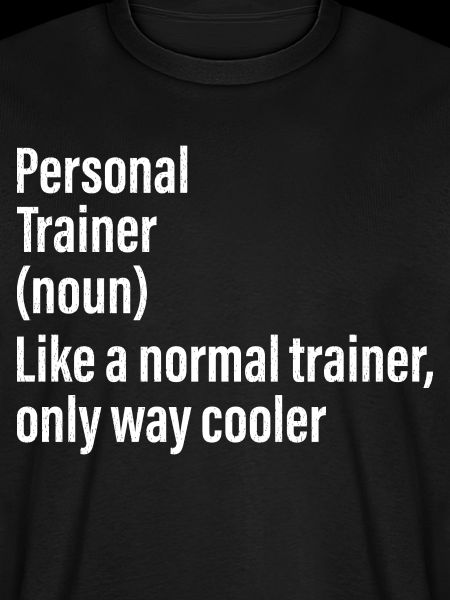 Personal Trainer Substantiv Lustiges Hemd