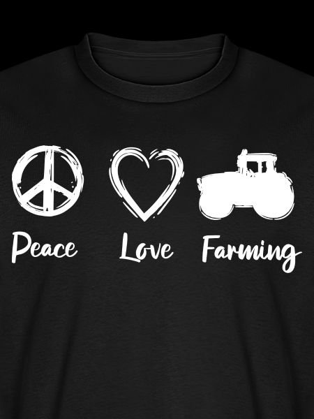 Frieden Liebe Landwirtschaft