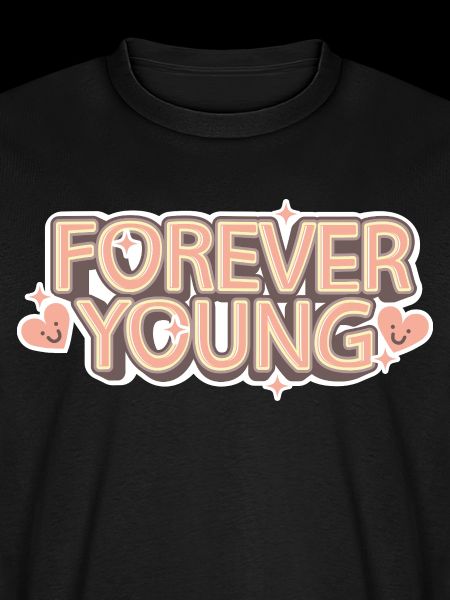 Forever Young – Verspielte Retro-Schrift