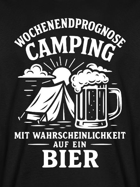 Camping Wochenendprognose Mit Bier