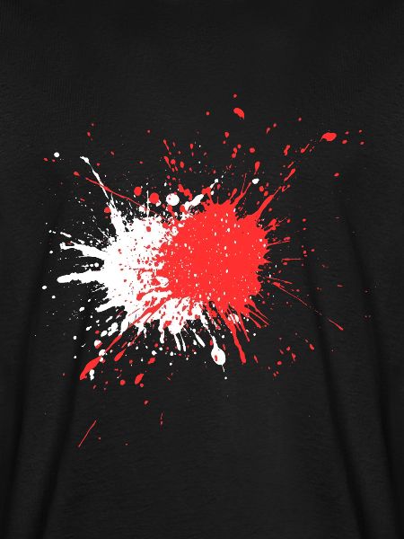 Abstrakter Blutspritzer Druck