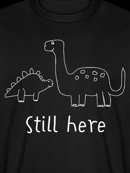 Dino Cartoon – Still Here