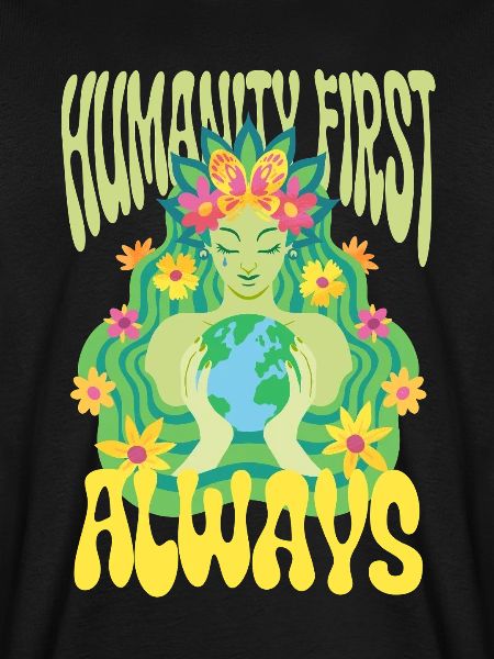 Menschlichkeit Equality Humanity First Always