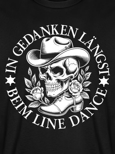 Skelett im Line Dance Stil