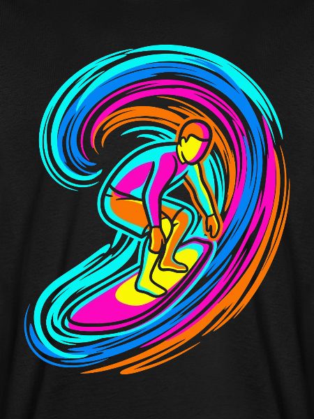 Surfer Welle