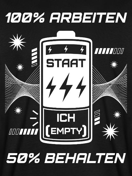 100 % Arbeiten 50 % Behalten