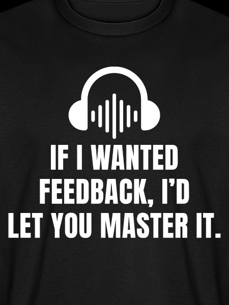 Lustiger Toningenieur Audiophiler Mix & Master
