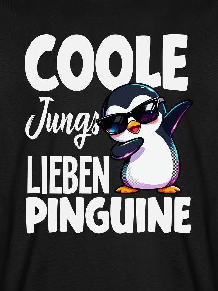 Coole Jungs lieben Pinguine Dabbing