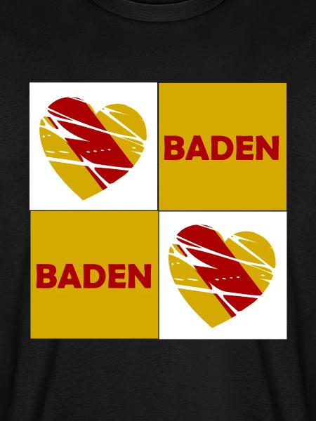 Baden Herz Quadrat