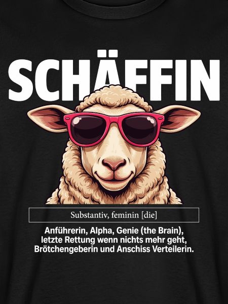 Schäffin Beste Chefin Teamleiterin Schaf