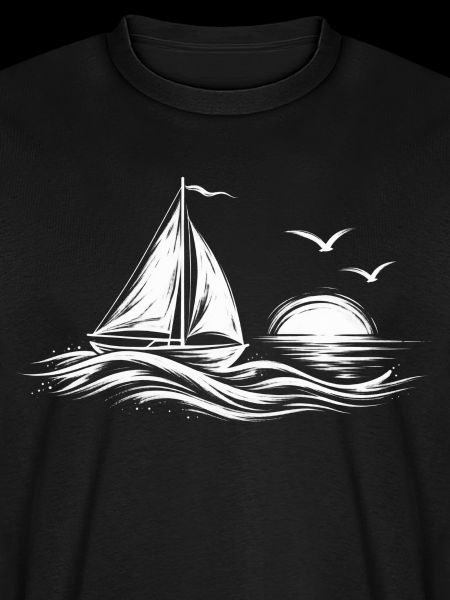 Segelboot am Abend – Silhouette