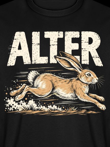 Alter Hase – Retro Hasen Spruch