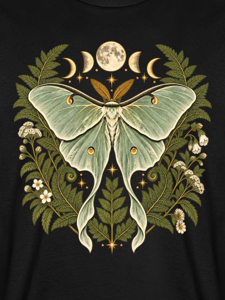 Lunafalter mit Mondphasen