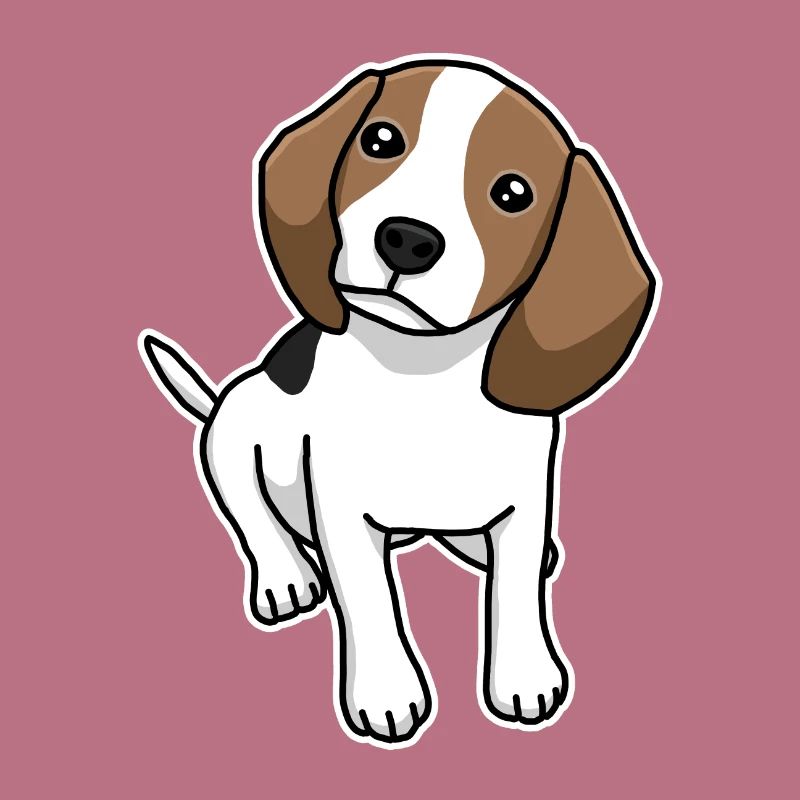 Beagle, Hund, Hunderasse, Comic, Geschenkidee