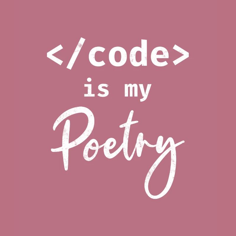 Code Is My Poetry Programmierer Coding