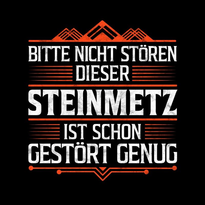 Den Steinmetz nicht stören Steinbildhauer Spruch