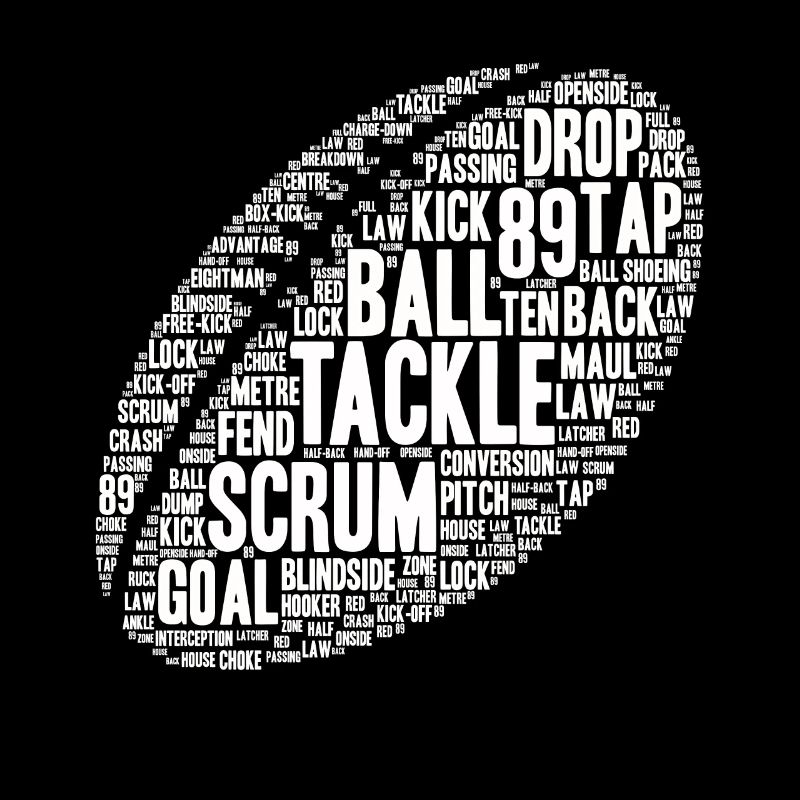 Rugby Addict Player Rugby Coach Ball Terms
