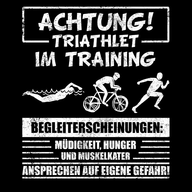 Lustiges Triathlon Triathlet Sprüche Geschenk